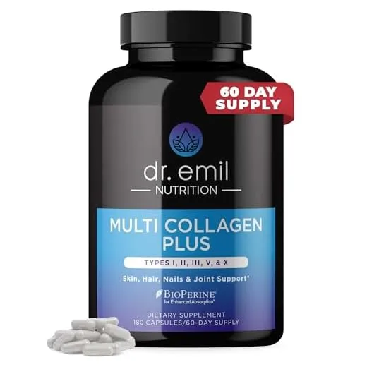 Dr Emil Nutrition Collagen Capsules - Hair, Skin, Joints Support