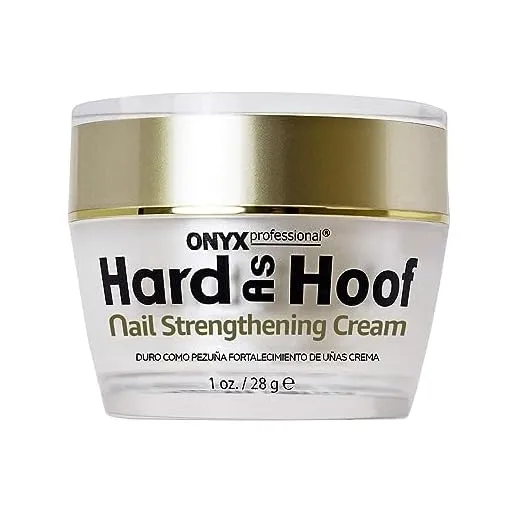 Hard As Hoof Nail Strengthening Cream with Coconut Scent, Nail Growth & Conditioning Cuticle Cream Stops Splits, Chips, Cracks & Strengthens Nails, 1 oz