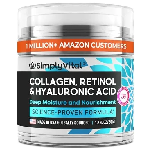 SimplyVital Collagen Face Cream - Made in USA