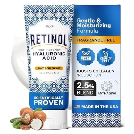 LilyAna Naturals Retinol Cream - Anti-Aging Moisturizer
