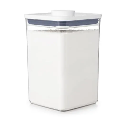 OXO Good Grips POP Container - Airtight Food Storage - Big Square Medium 4.4 Qt Ideal for 5lbs of flour or sugar