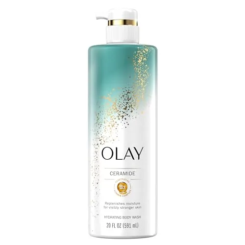 Olay Cleansing & Strengthening Women's Body Wash with Ceramide and Vitamin B3 Complex 20 fl oz (Pack of 4)