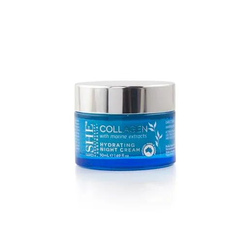 Om She Aromatherapy Marine Collagen with Red Algae Night Cream