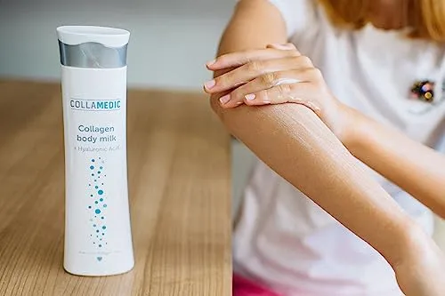 Anti-Aging Hydrating Body Lotion with Pure Bioactive Marine Collagen, Hyaluronic Acid, Seaweed Extract, and Natural Oils - Moisturizes for Soft Skin, Targets Wrinkles and Lines - 300 ml (10.14 oz)