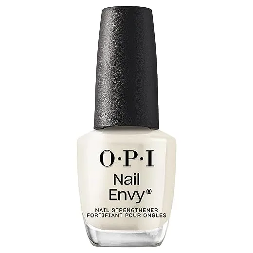 OPI Nail Envy, Nail Strengthening Treatment, Stronger Nails in 1 Week, Vegan Formula*, Clear, 0.5 fl oz