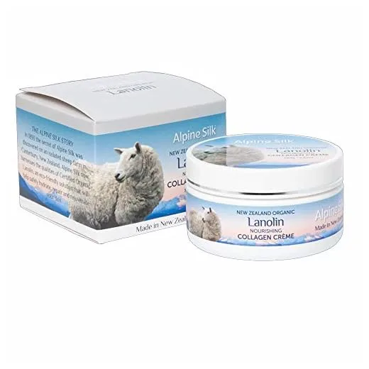 New Zealand Organic Lanolin Nourishing Collagen Cream.