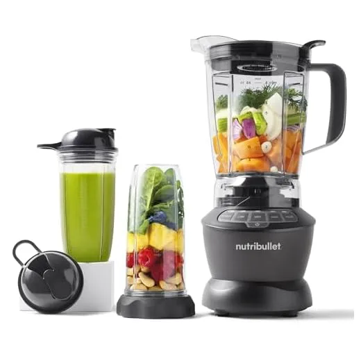 NutriBullet ZNBF30500Z Blender Combo 1200 Watt, 1200W, Dark Gray