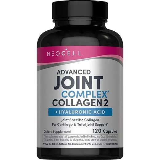 NeoCell Joint Complex Supplement | 120 Capsules | Plus Hyaluronic Acid | Collagen Type II | Advanced Formula