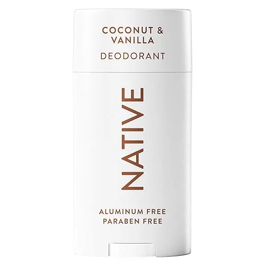 Native Deodorant Contains Naturally Derived Ingredients, 72 Hour Odor Control | Deodorant for Women and Men, Aluminum Free with Baking Soda, Coconut Oil and Shea Butter | Coconut & Vanilla