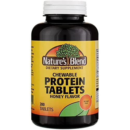 Natures Blend Protein Tablets Honey Flavor 200 Tablets