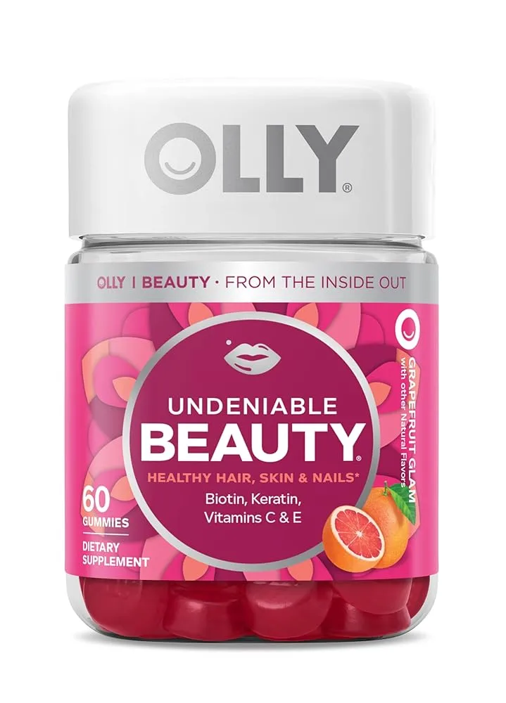OLLY Beauty Gummy Chewable Supplement, 30-Day Supply