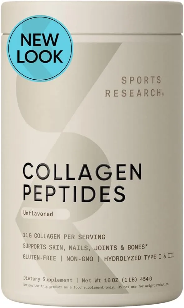Sports Research Collagen Peptides Supplement
